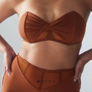 Aqua hour bralette & Wide-leg pant XL sold together. NWT